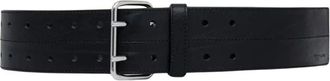 Karl Lagerfeld Jeansriem - Dames - Accessoires - Zwart - Maat: 75 CM Leer