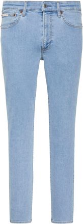 Calvin Klein Jeans Skinny-fit-Jeans CALVIN KLEIN JEANS SKINNY, Herren, Gr. 30, L&auml;nge 34, adam lt stone, Denim/Jeans, Obermaterial: 80% Baumwolle, 12% Polyester, 6% Elast