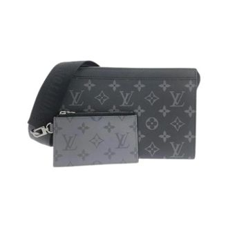 Louis Vuitton Pre-owned Clutches, female, Gray, Size: ONE SIZE Pre-owned Vintage Pouch Shoulder Bag