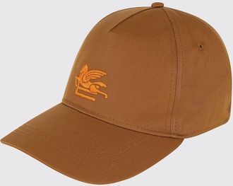 Etro Cappello da baseball in twill di cotone con logo Pegaso ricamato