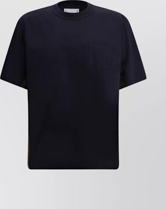 sacai cotton crew-neck short-sleeve t-shirt