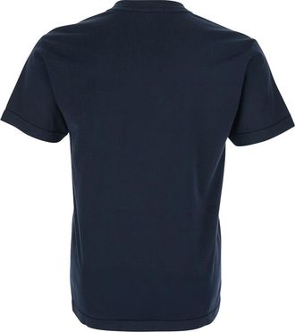 Stone Island Logo-Patch Crewneck T-Shirt - Navy
