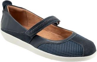 Softwalk Dayton Mary Jane Sneaker in Navy Suede at Nordstrom, Size 10.5