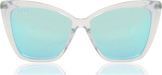 DIFF Eyewear Becky II DE01-0030-OUTYN Mens Sunglasses Blue Size 56