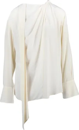 Victoria Beckham White Silk Women Blouse