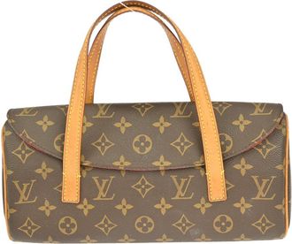 Louis Vuitton Sonatine Handbag Monogram Canvas Brown Canvas Handbag (Pre-Owned)