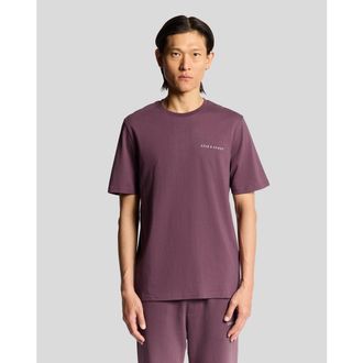 Lyle & Scott Script Long Sleeve T-shirt in Dusky Maroon at Nordstrom, Size Xx-Large