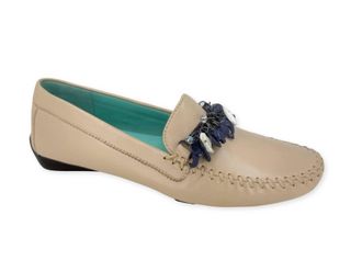 Robert Zur Womens Cala Loafer In Light Taupe