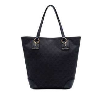 Gucci Pre-owned Gucci GG Denim Charm Tote Ladies 9YLBJPHX8ZQC17O9
