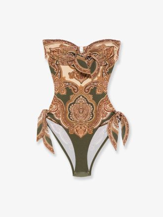 Zimmermann Costume da bagno intero Mahon in nylon con stampa paisley - ZIMMERMANN - gender_Woman