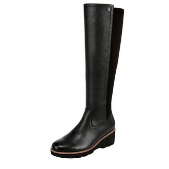 Vionic Ashland High Shaft Boots Black Leather J0749M1001 Womens