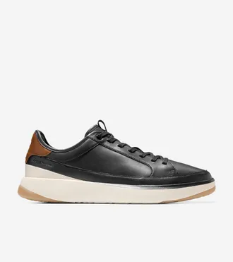 Cole Haan Mens GrandPr&oslash; All-Day Court Sneakers - Black Size 10.5