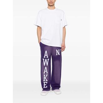 Awake NY Chest Pocket Cotton T-Shirt - White