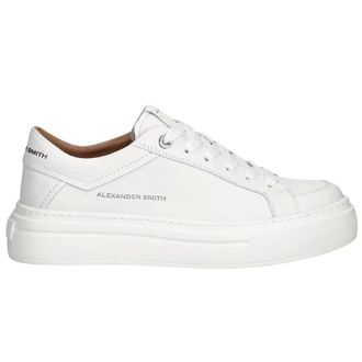 Alexander Smith Sneakers, male, White, Size: 12 US Platform Leather Sneaker