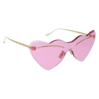 Loewe Pre-owned Accessories, female, Pink, Size: ONE SIZE Pre-owned Metal Sunglasses