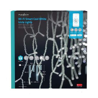 Nedis Wifilxc03w400 Guirnalda Luminosa Blanco Fr&iacute;o 400 Led