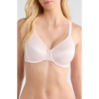 Wacoal Back Appeal Smoothing Underwire Bra in Crystal Pink Iii at Nordstrom, Size 38Ddd