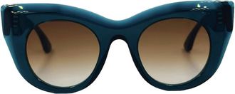 Thierry Lasry Groene Donkere Kristal Zonnebril - Dames - Zonnebrillen - Groen - ONE Size - Accessoires