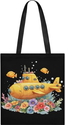 Generic Funny Submarine Tote Bag for Women Men Shoulder Bags Purses Pouch Handbags
