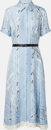 Altuzarra Kiera printed silk shirt dress