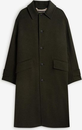 Dunhill Langer Mantel aus Schurwolle und Kaschmir