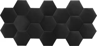 Pascal Morabito Cabecero de cama HOPE de Pascal Morabito - 224 cm - Terciopelo - Gris - de Pascal Morabito