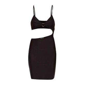 Moschino Strandjurk met Applicatie - Dames - Jurken - Bruin - Maat: M