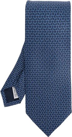 Ferragamo Heren, Accessoires, Blauw, Maat: ONE Size Zijde