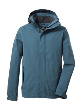 Killtec Outdoorjacke KILLTEC KOS 87 MN JCKT_XENIOS, Herren, Gr. XL, blau (stahlblau), Obermaterial: 100% Polyester;Futter: 100% Polyester, Jacken Outdoorjacke