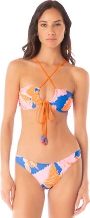 Maaji Magnolia Mirage Vienna Bikini Top In Bright Blue