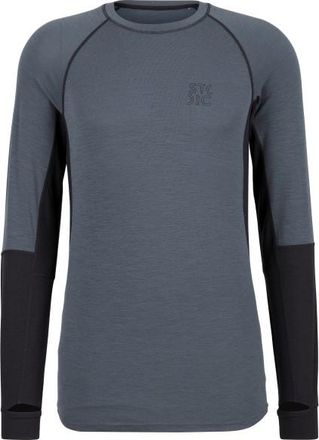 Stoic MerinoMesh150 SadjemSt. L/S Merinoshirt f&uuml;r Herren | blau