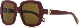 Chlo&eacute; Ch 0301S Zonnebrillen - Dames - Zonnebrillen - Rood - ONE Size - Nylon - Accessoires