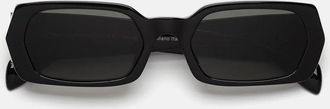 Retro Superfuture Sunglasses Laltro Black Dhp Black/Black Unisex