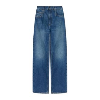 Dolce & Gabbana Straight Jeans, male, Blue, Size: XL Straight-leg jeans