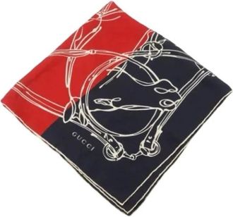 Gucci Pre-owned Scarves, female, Multicolor, Size: ONE SIZE Pre-owned Scarf