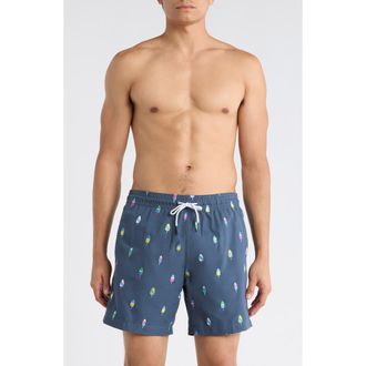 Trunks Surf & Swim Co. Sano 6.5-Inch Swim Trunks in Lake at Nordstrom Rack, Size X-Large