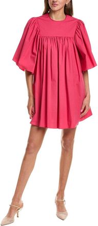 Red Valentino Red Valentino Gathered Mini Dress