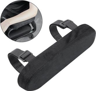 OEM Almohadillas Para Reposabrazos, Reposabrazos Para Sillas Gaming, Apoyabrazos Para Sillas De Oficina 23,57,53cm, 2 Unidades Negras