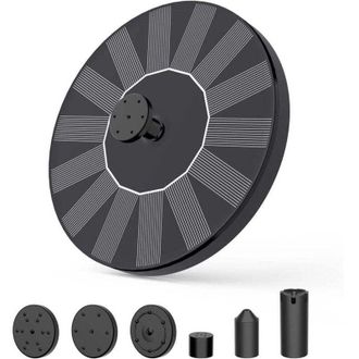 OEM Fuente Solar - Bomba Para Estanque Con Panel Solar De 1w - Bomba De Agua Solar Flotante Para Jard&iacute;n, Patio Trasero, Estanque, Bebedero Para P&aacute;jaros Y 