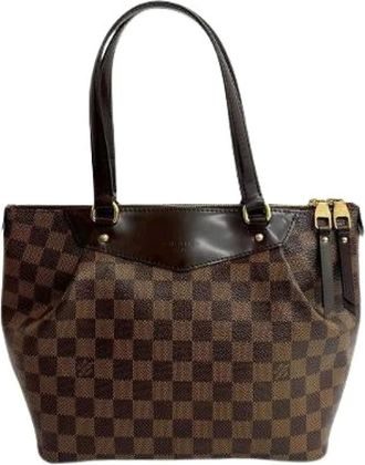 Louis Vuitton Pre-owned Handbags, female, Brown, Size: ONE SIZE Pre-owned Leather Handbag