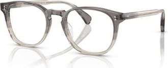 Oliver Peoples 51mm Round optical glasses in Grey at Nordstrom