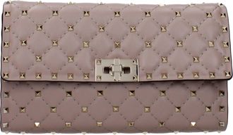 Valentino Garavani Damens Pochette Rosa Leder/Altrosa