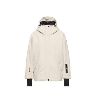 Moncler Moncler Bwindis Hooded Gore-tex Laminate Insulated Ski Jacket, Women, White, Size: 0