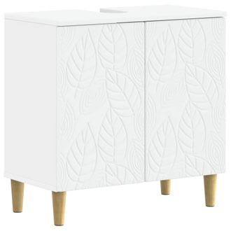 vidaXL Mueble De Lavabo Para Ba&ntilde;o Delft Blanco 59,5 X 31,5 X 59 Cm Vidaxl