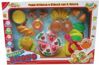 Trade Shop Trade Shop - Voglia Di Buono Attacca E Stacca Velcro Torta Alimenti Giocattolo Gioco Bambina
