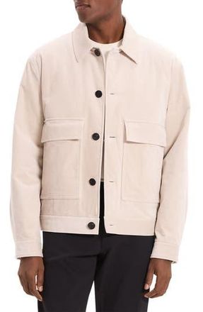 Theory Perfect Corduroy Button-Up Jacket in Alabaster at Nordstrom Rack, Size X-Large