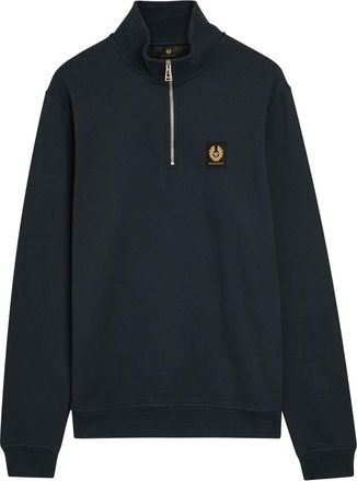 Belstaff Logo-appliqu&eacute;d Cotton Sweatshirt - Navy - Xxl