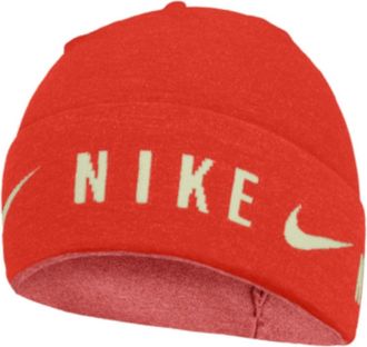 Nike U Gebreide Dri-FIT muts met manchet (Rood)