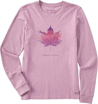 Life is good Long Sleeve Crusher T-Shirt