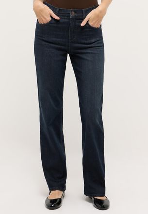 Angels Straight-Jeans ANGELS Lara, Damen, Gr. 34, L&auml;nge 30, rinse night blau used, Denim/Jeans, Obermaterial: 89% Baumwolle, 8% Polyester, 3% Elasthan, Jeans
